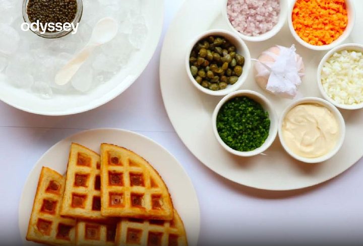 Buttermilk Waffles & Caviar