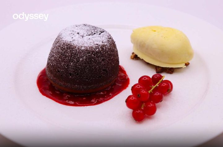 Warm Dark Chocolate Fondant