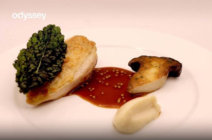 Chicken Breast with Mushroom Jus