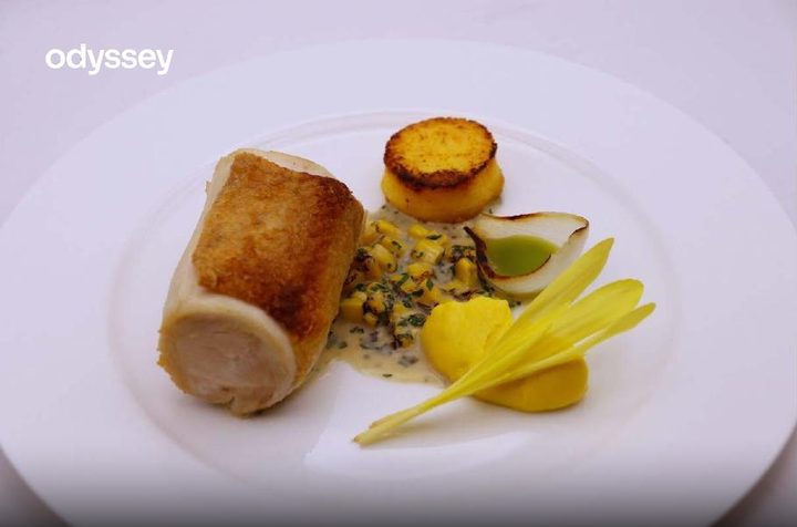 Chicken Breast with Polenta