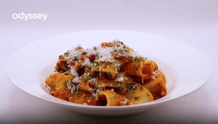Mezze Maniche — Beef Ragú