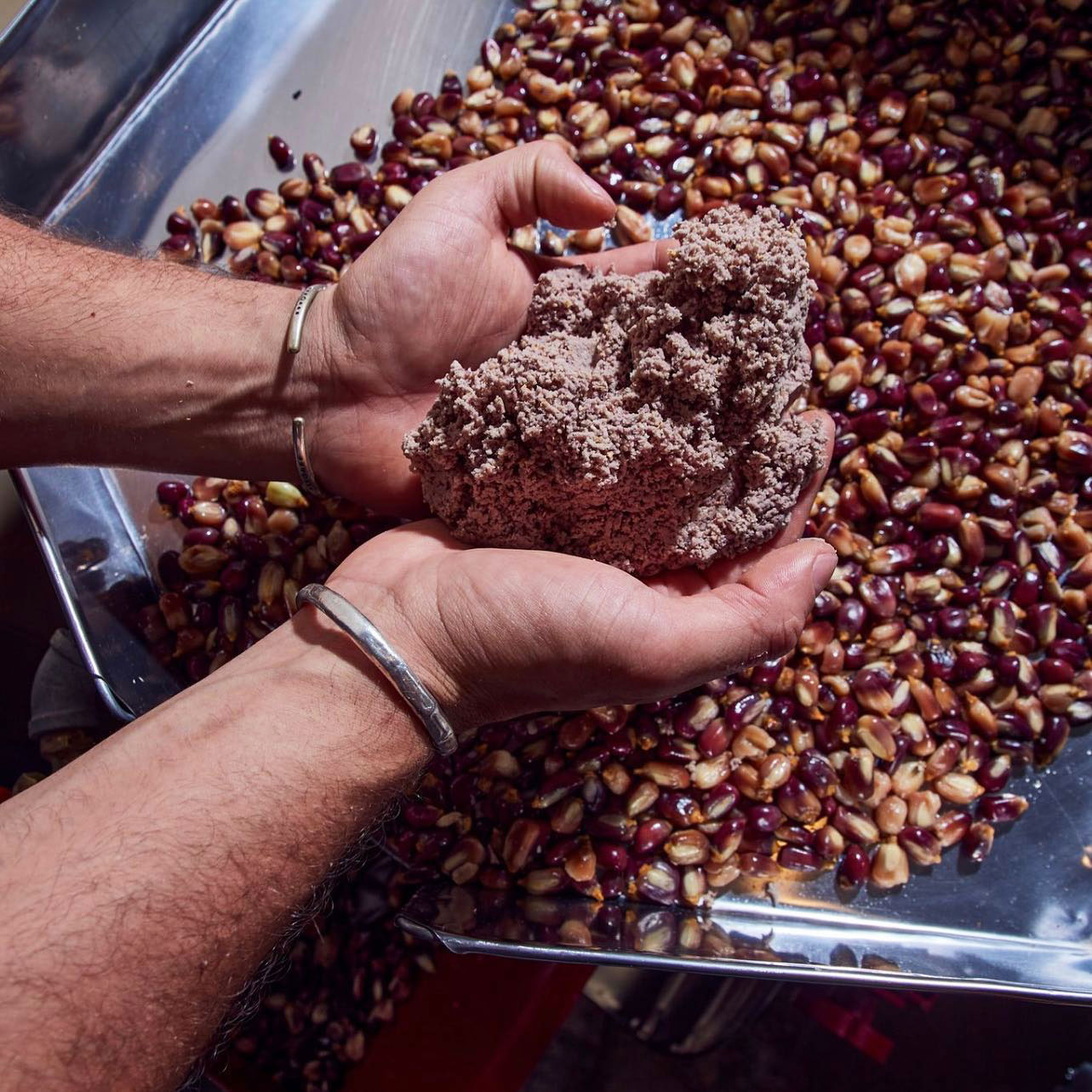 Nixtamalized heirloom corn, milled in-house